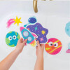 Stickers antideslizantes para colorear de bañera Glo Pals Galaxy