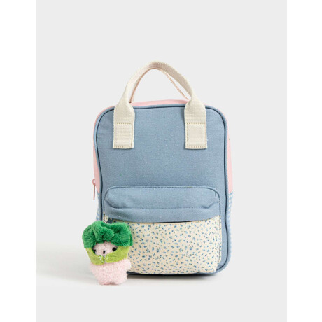 Mochila Infantil Denim Combinacion Multicolor