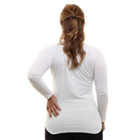 Fila Remera Manga Larga Femenina Bio Blanco Blanco