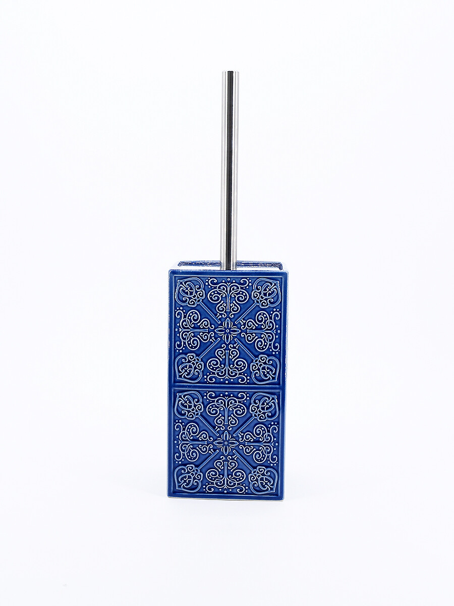 ESCOBILLA DE BAÑO CERAMICA - GRIS 