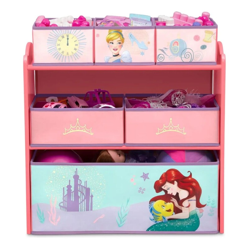 Organizador Infantil Disney C/6 compartimentos Princesas