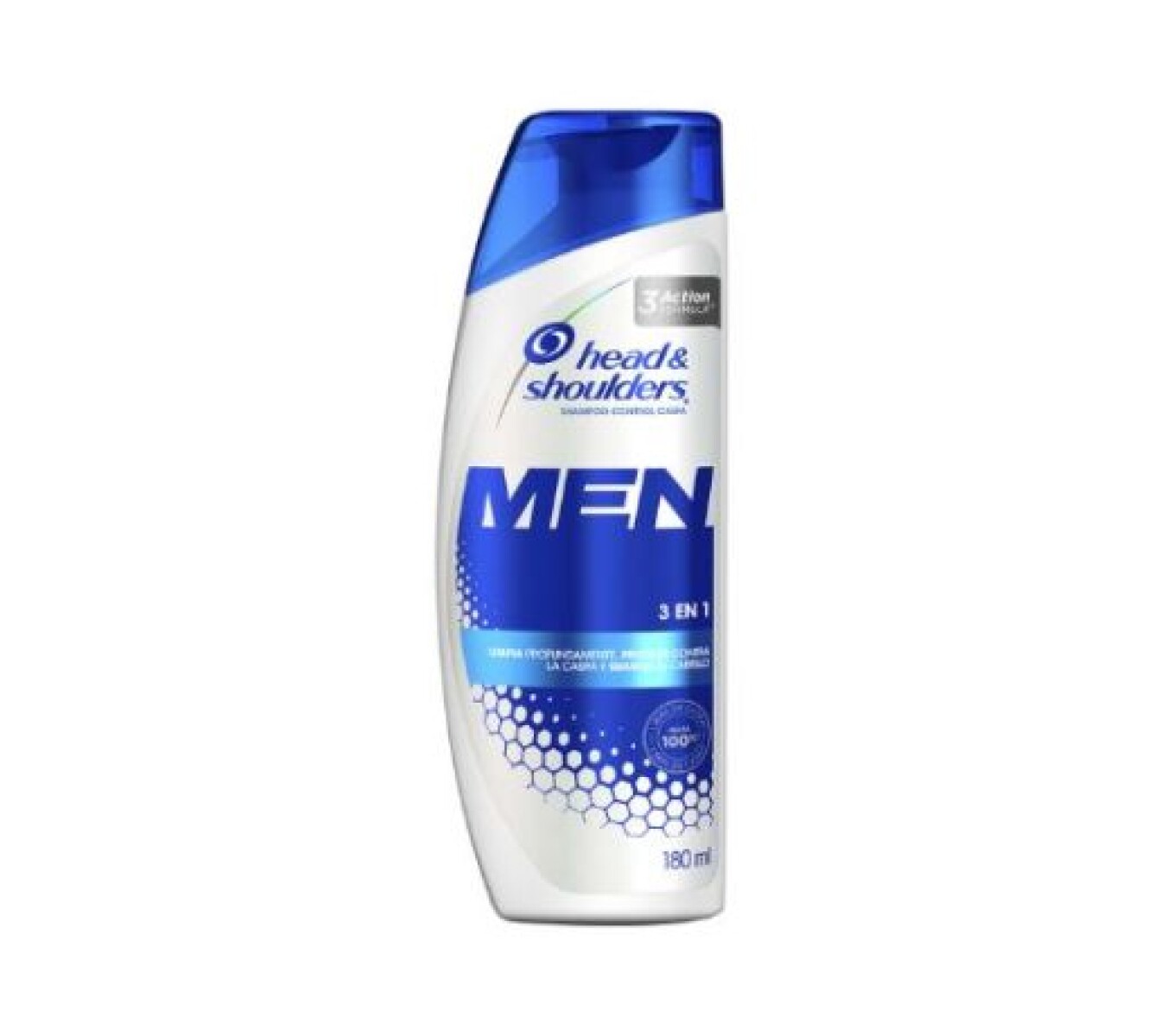 Head & Shoulders Men 3 en 1 Shampoo 180ml – Cabello Limpio y Saludable