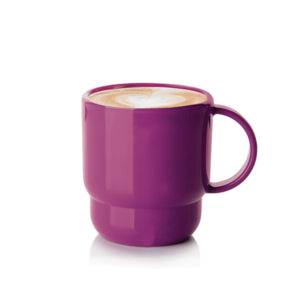 TAZA MILANO TUPPERWARE 280 ML MORADA