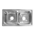 PILETA DOBLE ACERO INOXIDABLE 201 Pileta Doble Acero Inoxidable 201