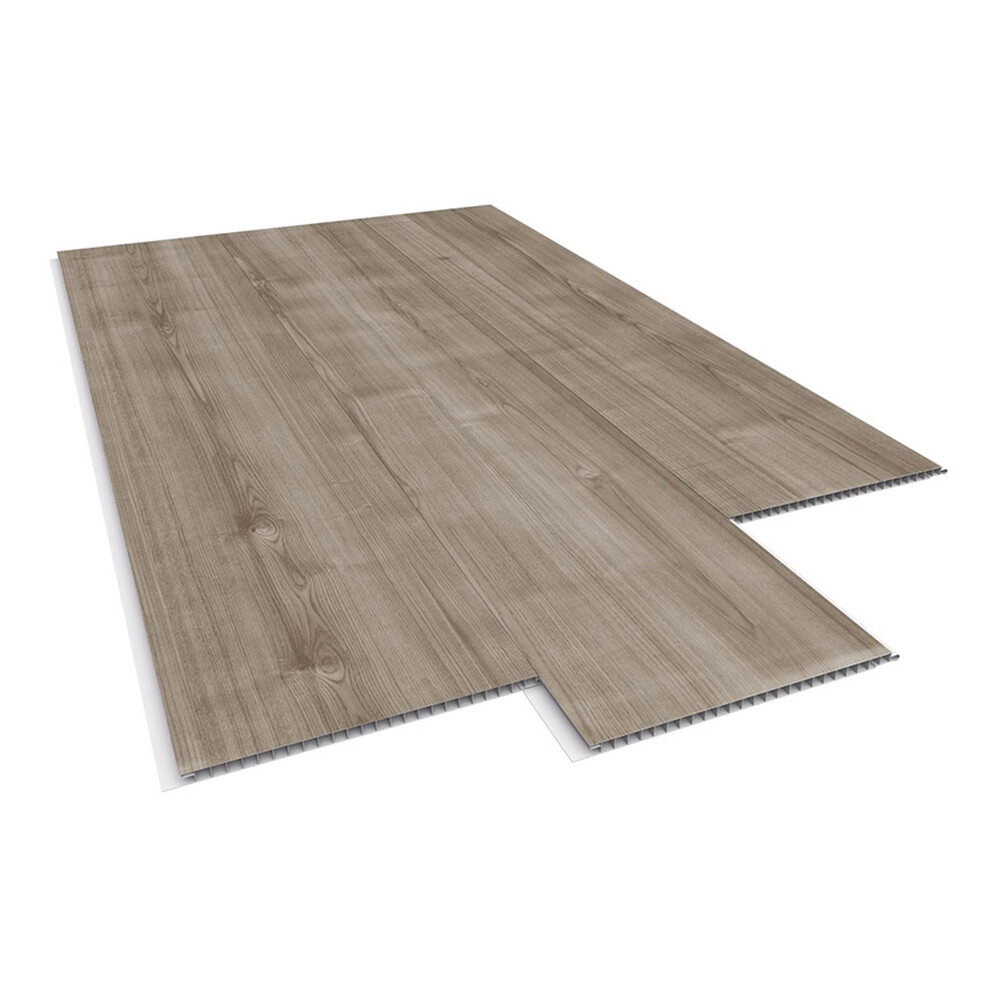 REVESTIMIENTO PVC PARA PARED MODELO MADERA ISABELINE - 0.25X6m/ Espesor: 10 MM Revestimiento Pvc Para Pared Modelo Madera Isabeline - 0.25x6m/ Espesor: 10 Mm