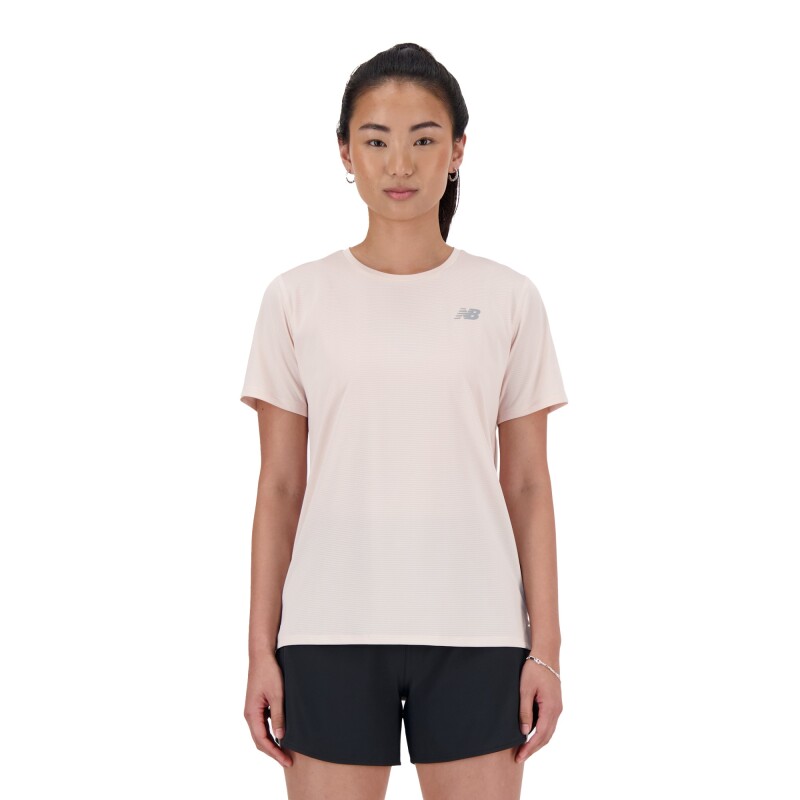 Remera New Balance de Dama - SHORT SLEEVE - WT41222OUK PINK