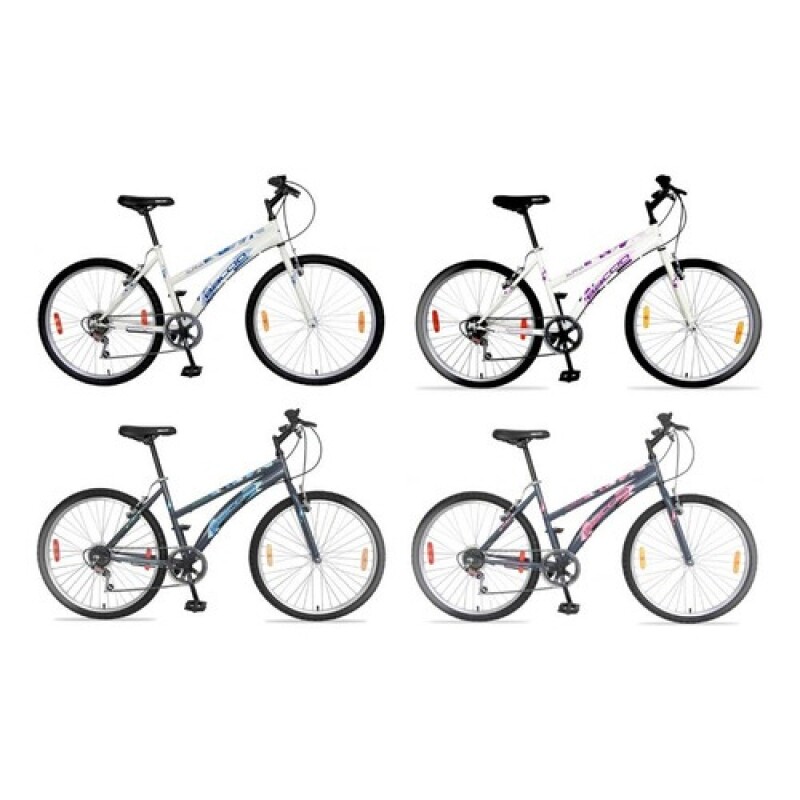 Bicicleta Baccio Alpina Lady Montaña rodado 26 con 6 cambios Blanco