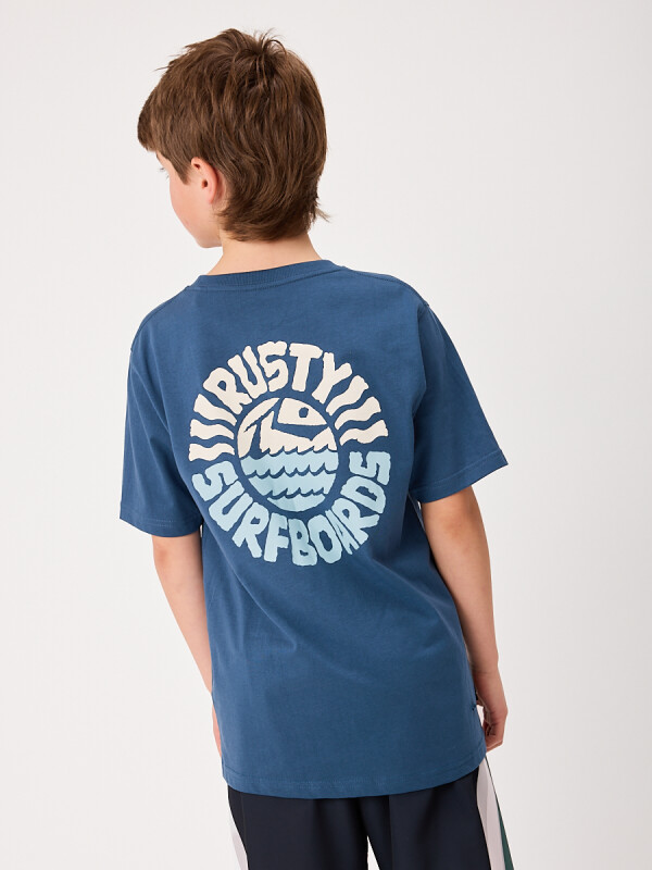 T-SHIRT REESE TEEN RUSTY Azul