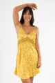 Camisón saten christmas Oro fuerte