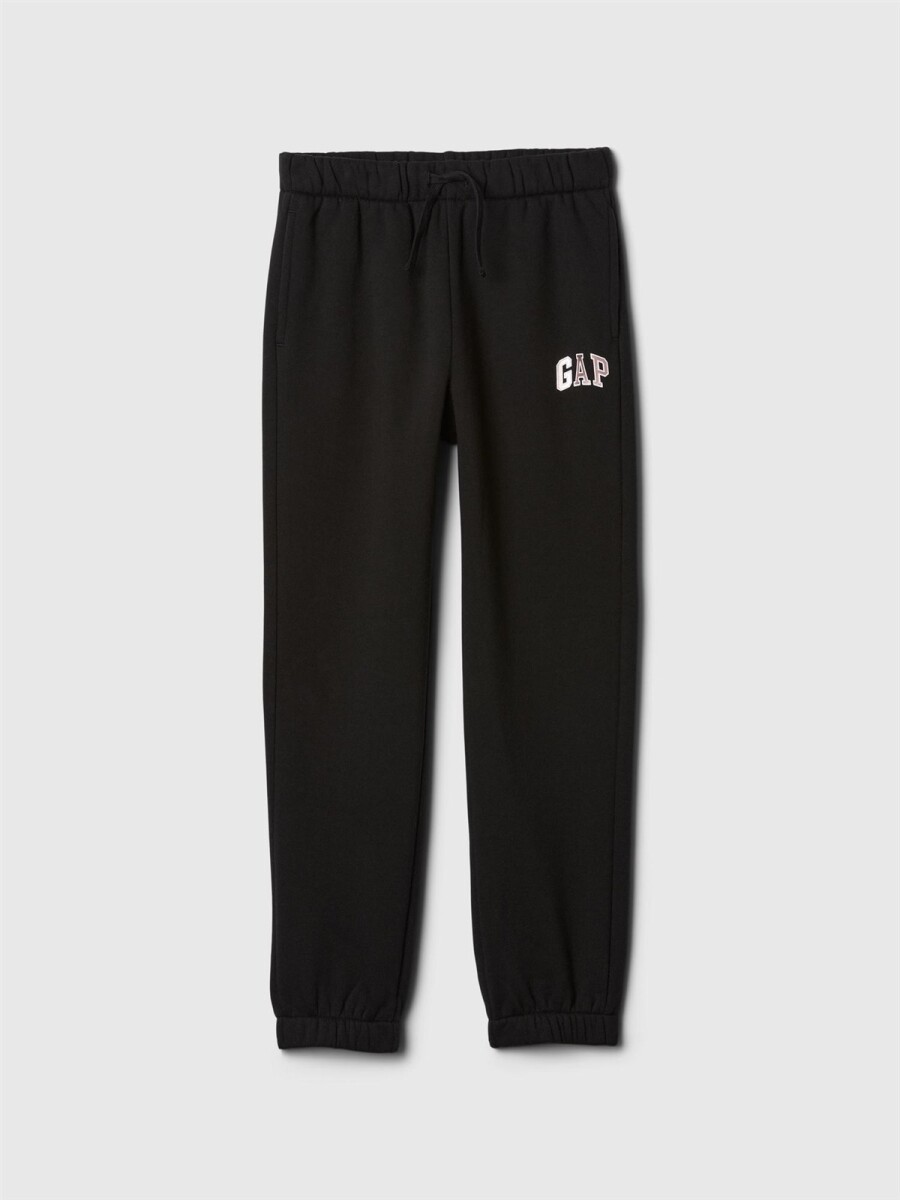 Pantalon Deportivo Logo Gap Niña - True Black 