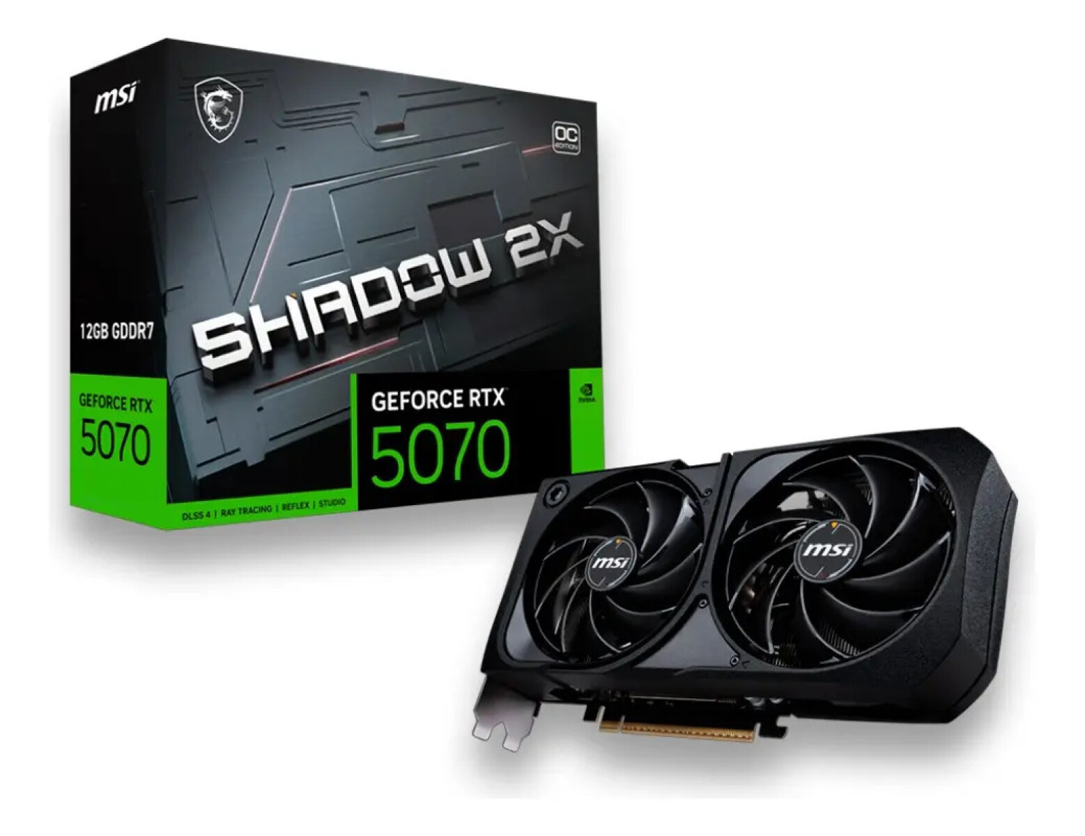 Msi Rtx 5070 12g Shadow 2x Oc - TARJETA VIDEO MSI RTX50700 SHADOW 2X OC 
