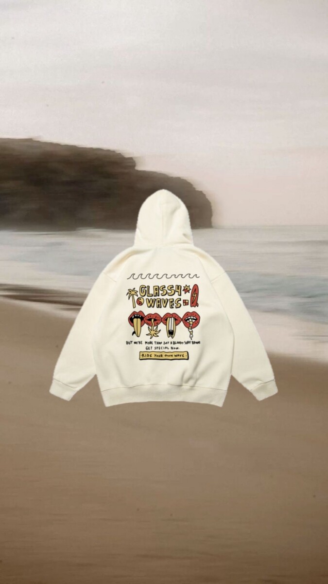 Hoodie Speach / Natural - Preventa 