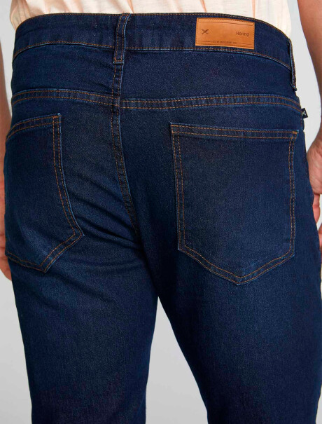 PANTALÓN DE JEAN MASCULINO CON ELASTANO AZUL