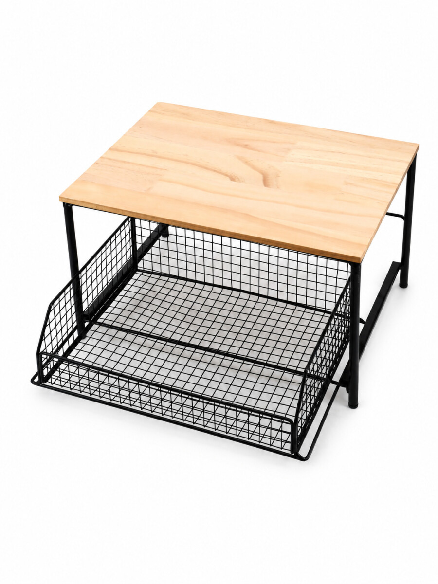 ORGANIZADOR CON CAJÓN - NEGRO 
