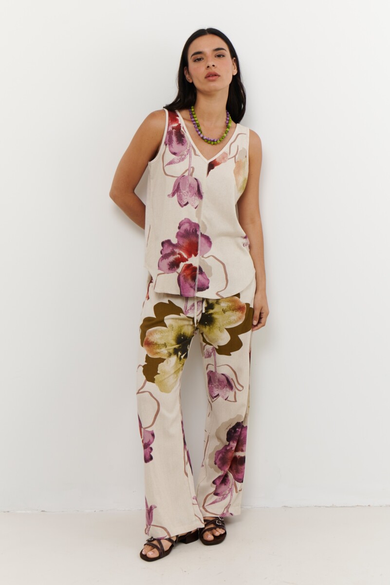 MUSCULOSA LINO TULIP - VERDE 