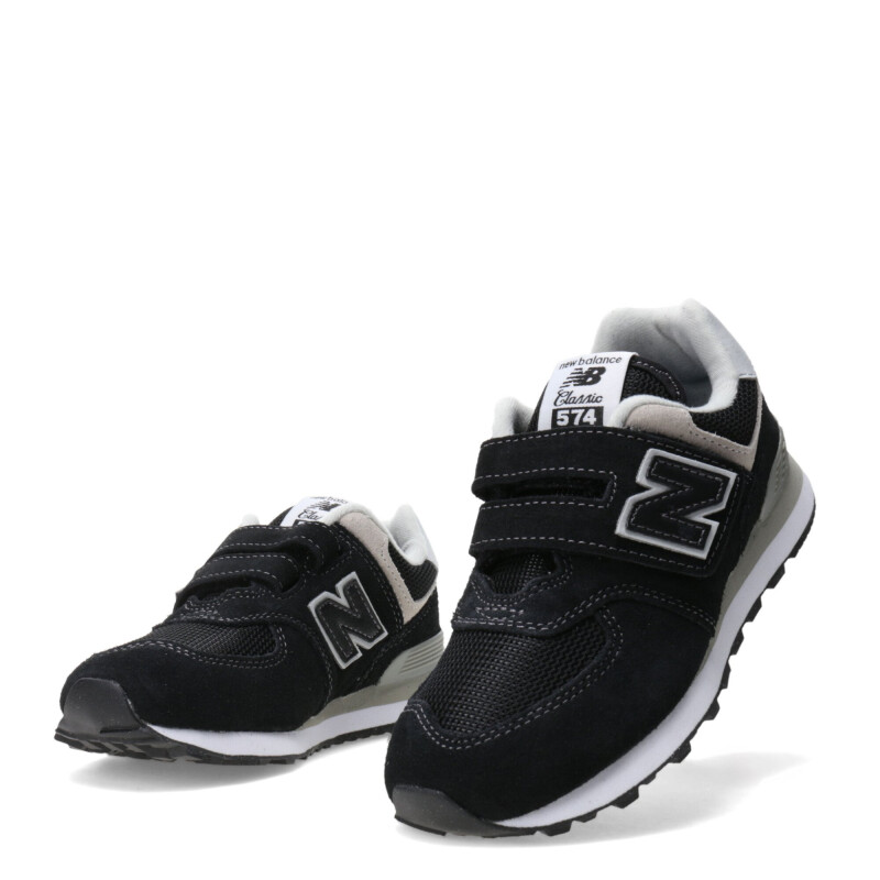 Championes de Niños New Balance Classic 574 Negro - Gris