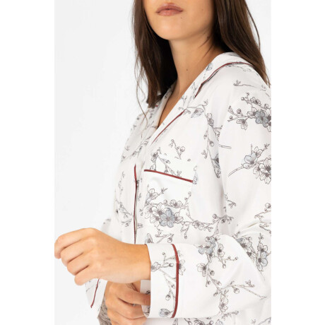 Camison cherry blossom saten Flores