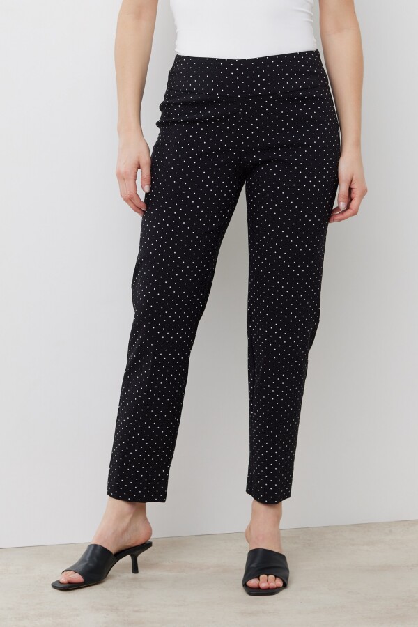 Pantalon Dots NEGRO/BLANCO