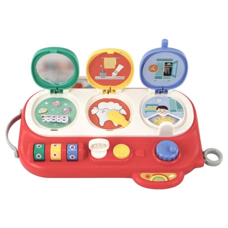 Tablero Didáctico Interactivo de Actividades de Bebé Huanger Rojo