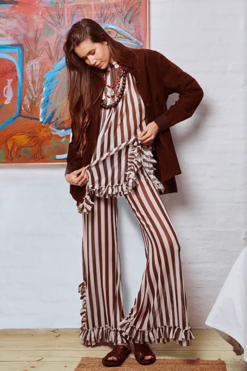 Pantalon Swag Marron