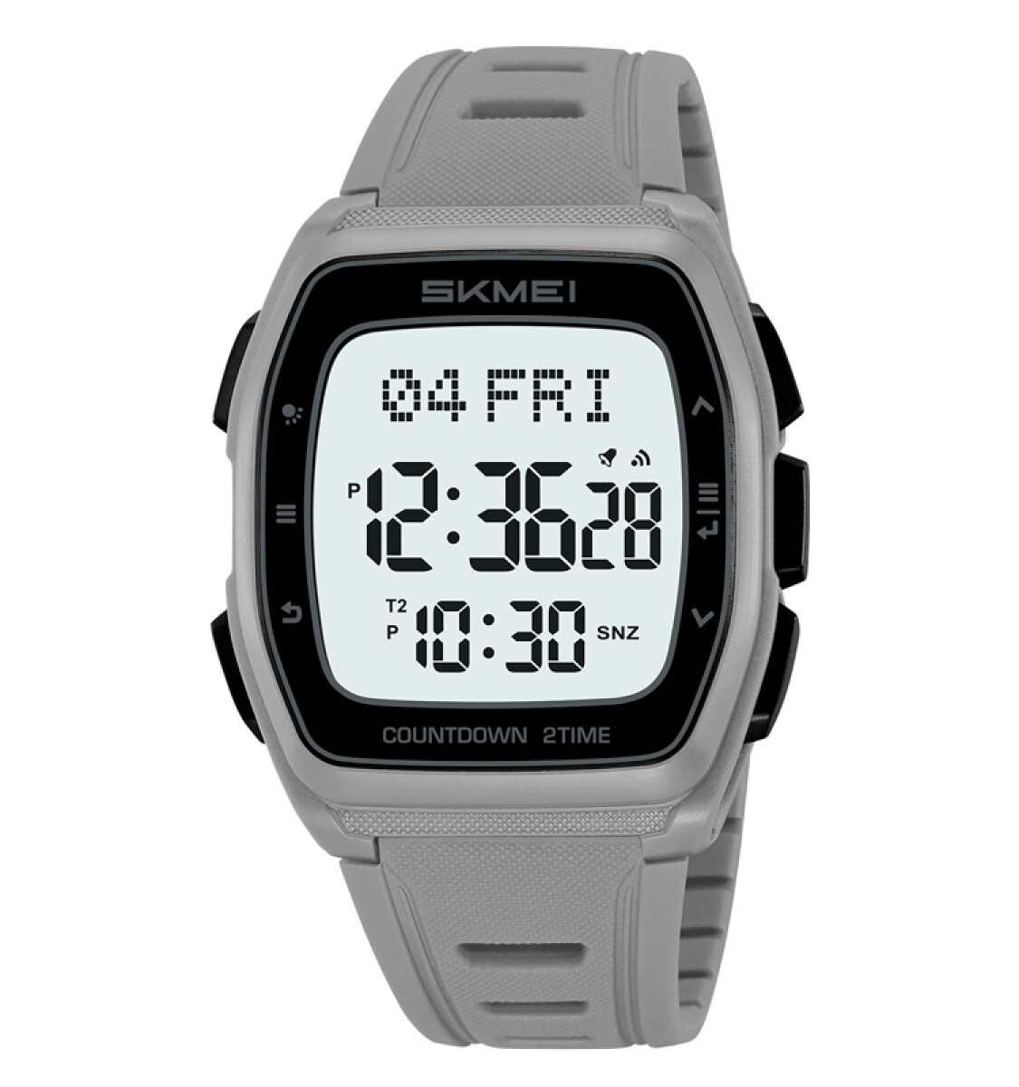 Reloj Skmei 2441gy Digital Unisex En Resina Gris 