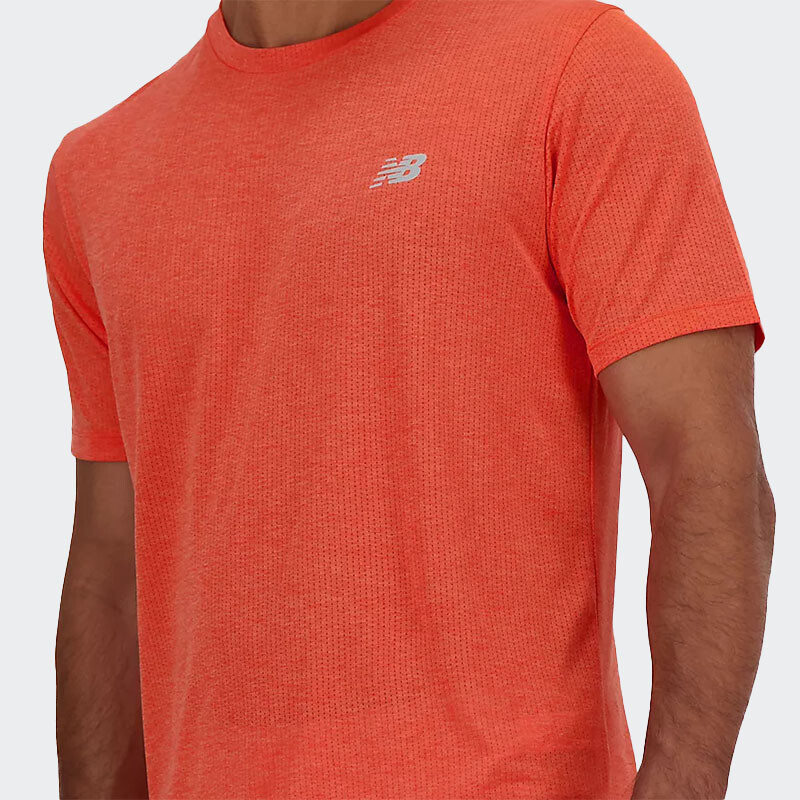 Remera New Balance Athletics Run Rojo