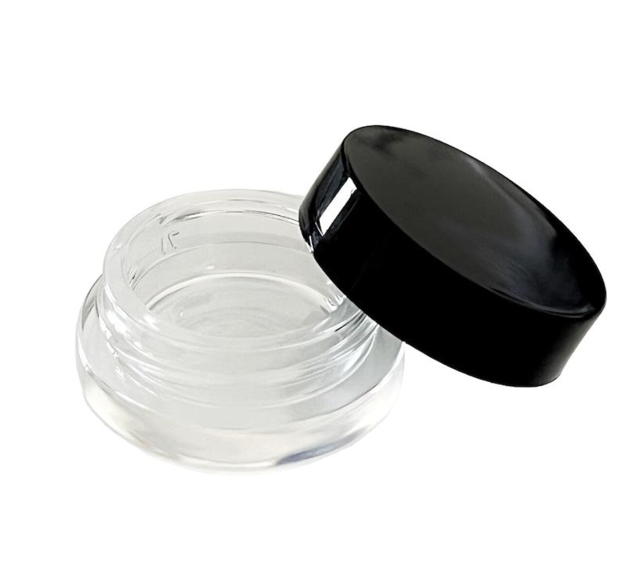 RECIPIENTE TRANSPARENTE TAPA DE PLASTICO 