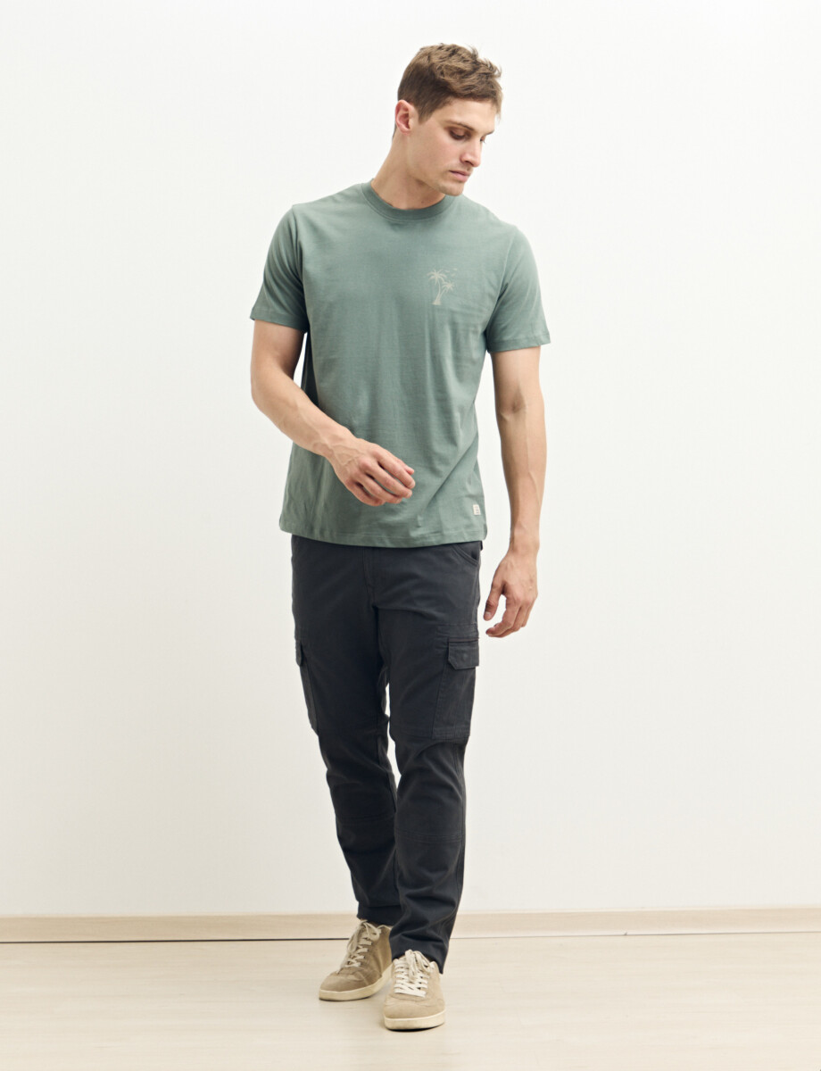 520312 T-SHIRT HARRY Verde Oscuro