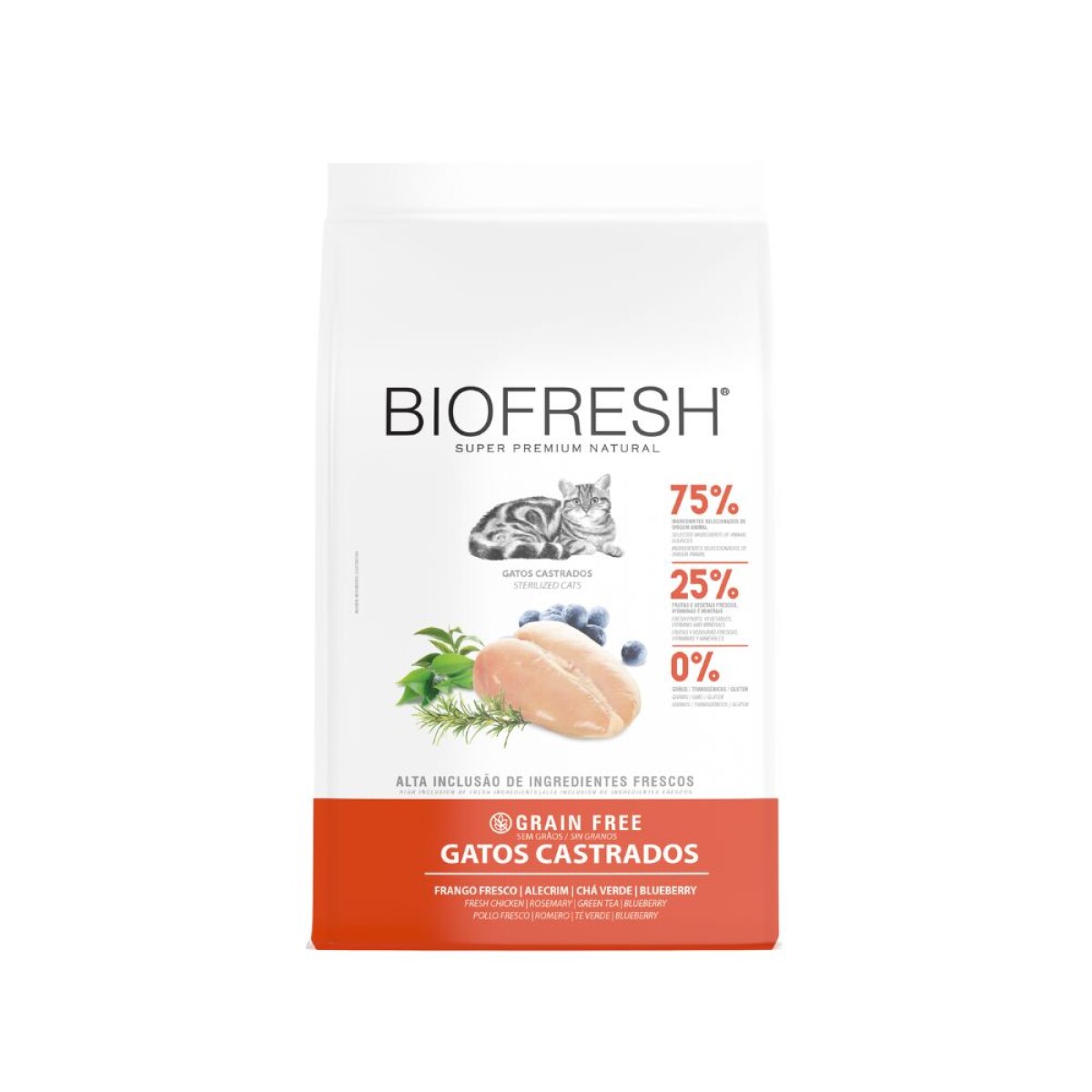 Biofresh Gato Castrado Pollo 7,5kg | Control de Peso y Salud 