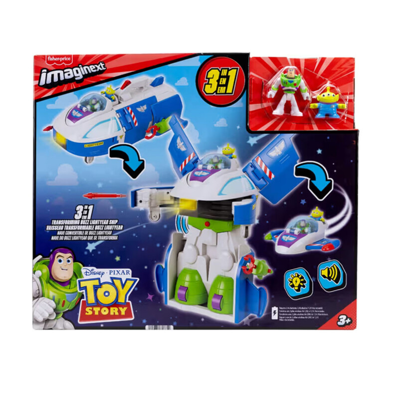 Toy Story Nave transformable de Buzz Imaginext Fisher Price Toy Story Nave transformable de Buzz Imaginext Fisher Price