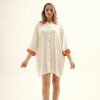 Beach Cover Up - Vestido Maura [V2] Lino Terracota