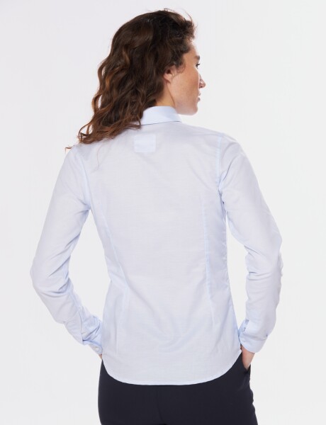CAMISA OXFORD LISA Celeste