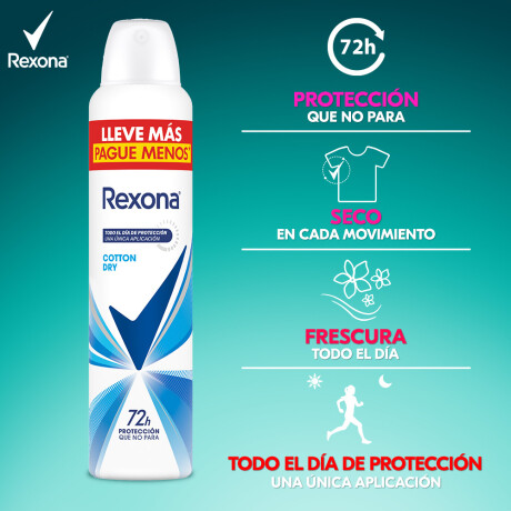 Rexona W Deo Ap Aer Cotton Dry 250ml Rexona W Deo Ap Aer Cotton Dry 250ml