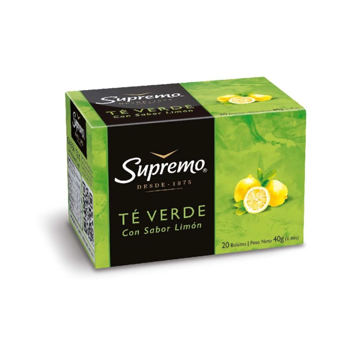 Té Verde Con Limón Supremo 20 Unidades 