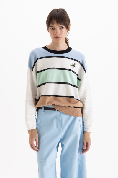 SWEATER CLOVER Beige