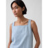 SL SQNK SHELL TOP - RR STRIPE LIGHT WASH