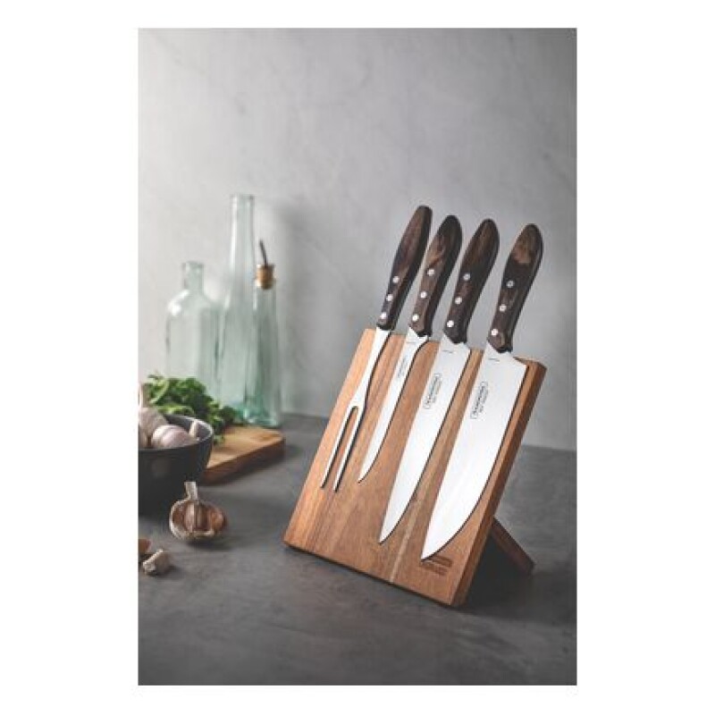 Juego para asado 5pzas. con soporte imantado - 21198/981 Juego para asado 5pzas. con soporte imantado - 21198/981