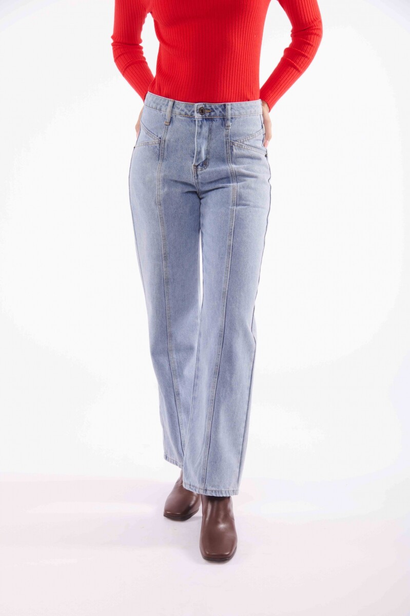 JEAN ZAIRA WIDE LEG - AZUL CLARO 