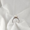 Solitario de perla 18k Gris Solitario de perla 18k Gris