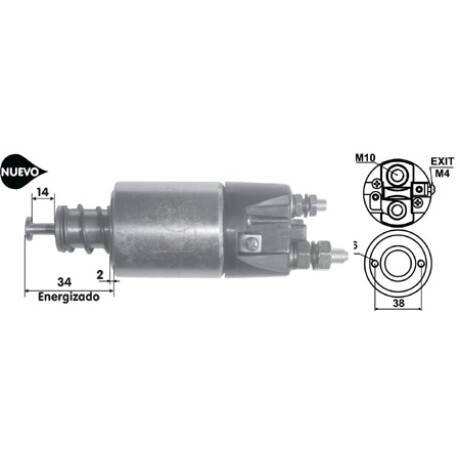 AUTOMATICO DE ARRANQUE - SOLENOIDE 24V MAQ. ASIATICA 2 TOR-MITS TAPA ALTA LC AUTOMATICO DE ARRANQUE - SOLENOIDE 24V MAQ. ASIATICA 2 TOR-MITS TAPA ALTA LC