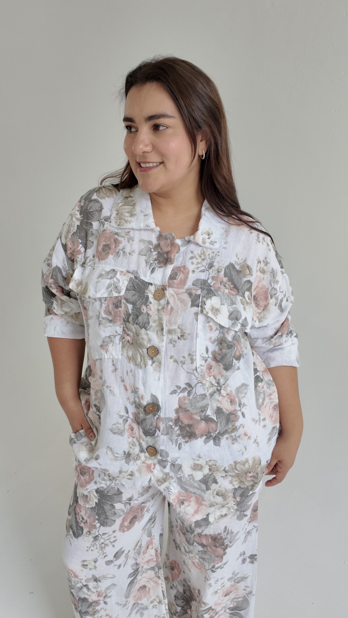 Camisa Málaga Blanco