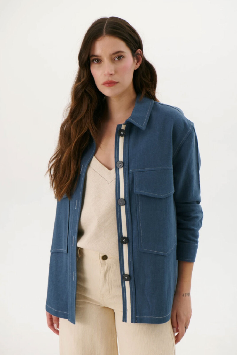 SOBRECAMISA MOLY - AZUL 