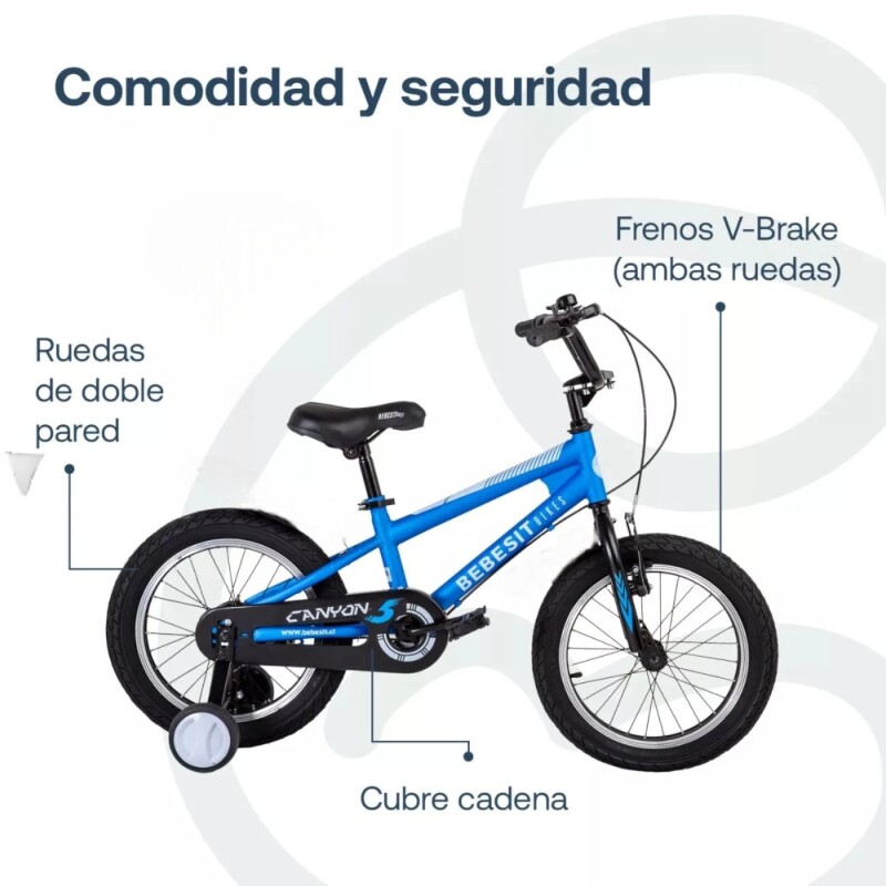 Bicicleta rodado 16 Canyon Bebesit - Azul Bicicleta rodado 16 Canyon Bebesit - Azul