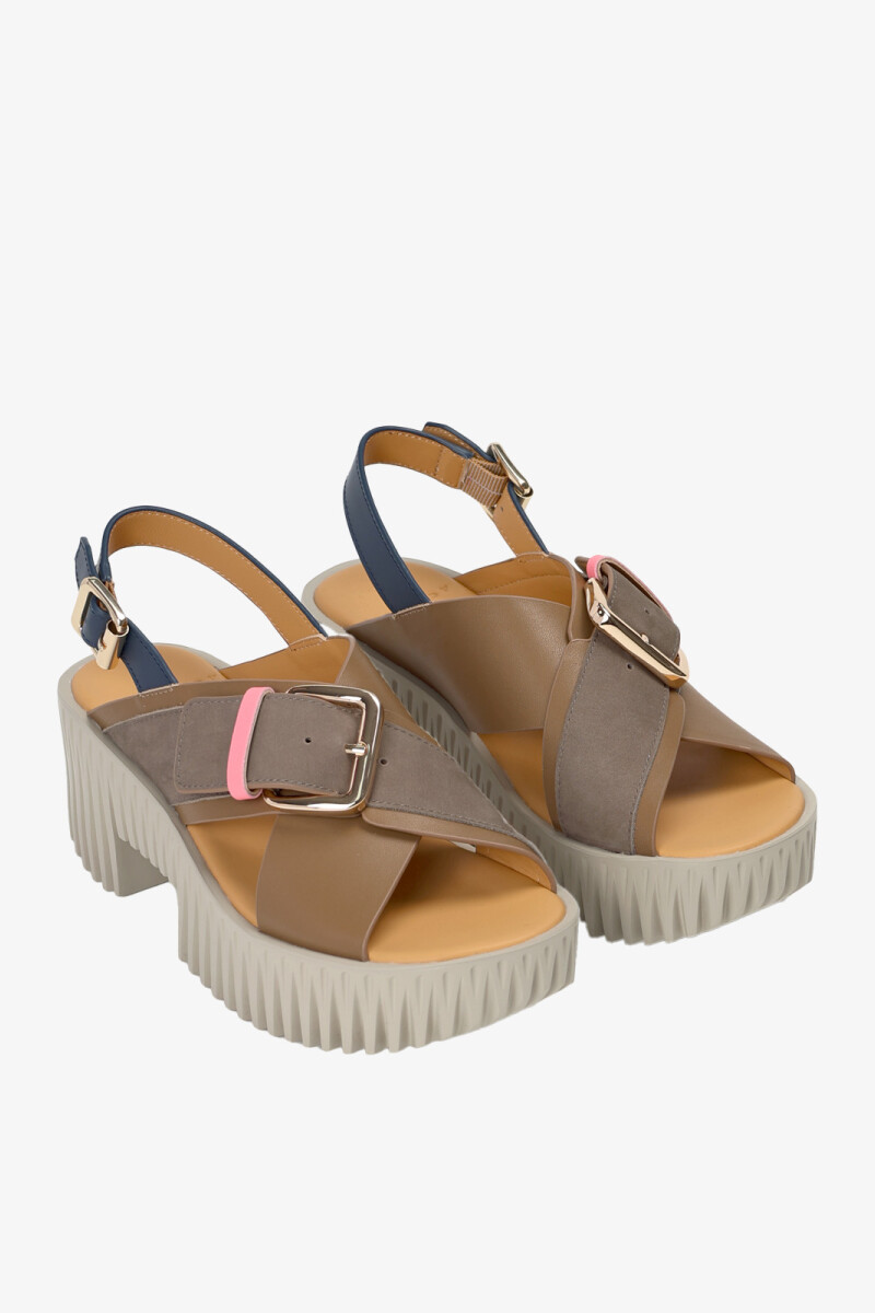 SANDALIA PLIA JUNO Beige