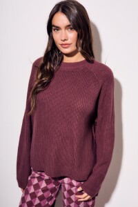 Sweater Borgoña