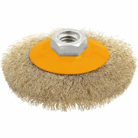 TOLSEN CEPILLO COPA CHATO BRONCEADO INDUSTR AMOLADORA 100MM Tolsen Cepillo Copa Chato Bronceado Industr Amoladora 100mm