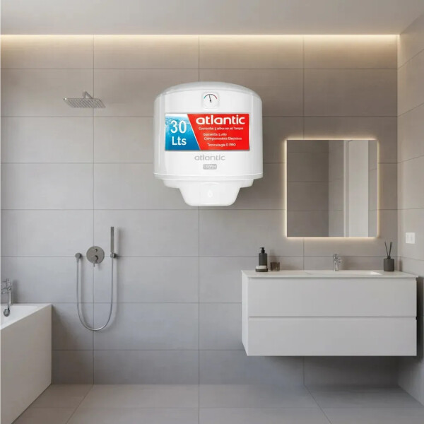 Termotanque Atlantic 30 Litros 1500w Vm-030 D400s TERMOTANQUE ATLANTIC 30L VM 030 D400S