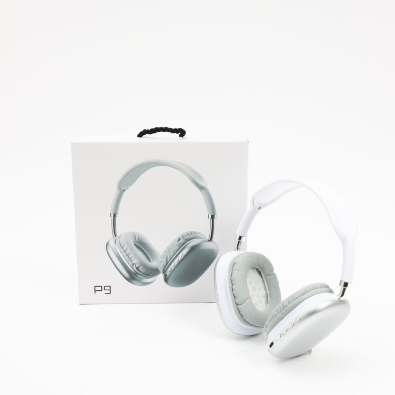 Auriculares bluetooth P9 con vincha color GRIS Auriculares bluetooth P9 con vincha color GRIS
