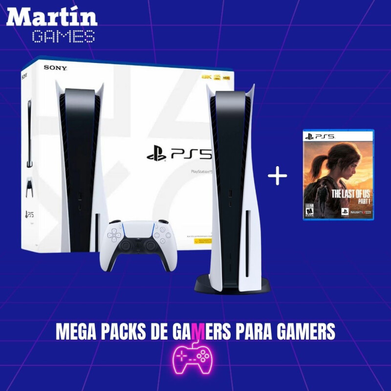 PS5 PLAYSTATION 5 SLIM 0KM CON LECTORA + THE LAST OF US PART 1 PS5 PLAYSTATION 5 SLIM 0KM CON LECTORA + THE LAST OF US PART 1