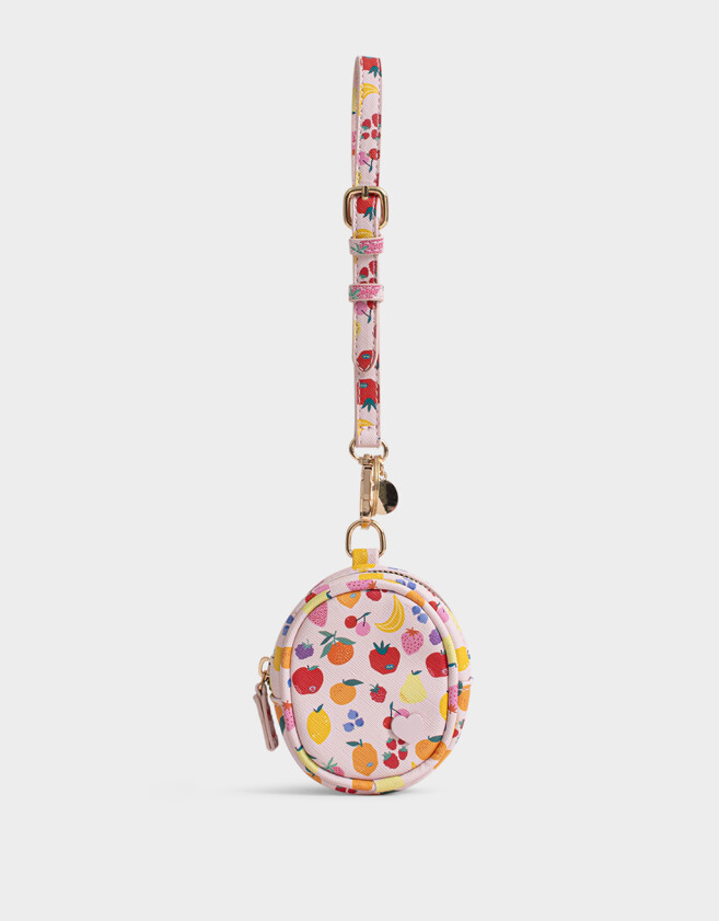Monederos Estampados Monedero Mochilita De Cuerina - Combinacion Multicolor